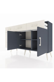 Arges Konsol 2 Raflı 6 Çekmeceli 2 Kapaklı 132x30x83 - S144M028V16A