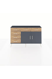Arges Konsol 2 Raflı 6 Çekmeceli 2 Kapaklı 132x30x83 - S144M028V18A