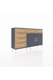 Arges Konsol 2 Raflı 6 Çekmeceli 2 Kapaklı 132x30x83 - S144M028V18A