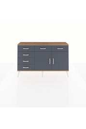 Arges Konsol 2 Raflı 6 Çekmeceli 2 Kapaklı 132x30x83 - S144M028V26A