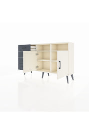 Arges Konsol 4 Raflı 4 Çekmeceli 2 Kapaklı 132x30x83 - S144M029V05A