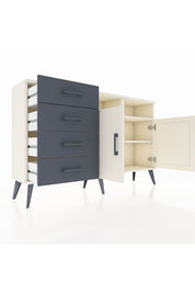 Arges Konsol 4 Raflı 4 Çekmeceli 2 Kapaklı 132x30x83 - S144M029V05A