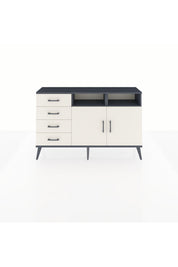 Arges Konsol 4 Raflı 4 Çekmeceli 2 Kapaklı 132x30x83 - S144M029V13A