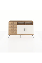 Arges Konsol 4 Raflı 4 Çekmeceli 2 Kapaklı 132x30x83 - S144M029V24A