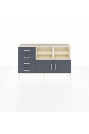 Arges Konsol 4 Raflı 4 Çekmeceli 2 Kapaklı 132x30x83 - S144M030V08A