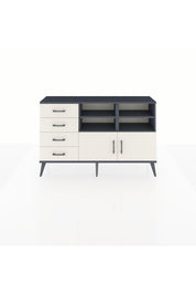 Arges Konsol 4 Raflı 4 Çekmeceli 2 Kapaklı 132x30x83 - S144M030V13A