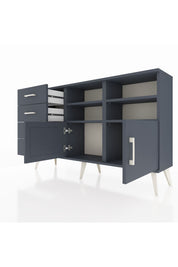 Arges Konsol 4 Raflı 4 Çekmeceli 2 Kapaklı 132x30x83 - S144M030V17A