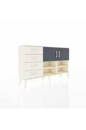 Arges Konsol 4 Raflı 4 Çekmeceli 2 Kapaklı 132x30x83 - S144M031V07A