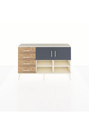 Arges Konsol 4 Raflı 4 Çekmeceli 2 Kapaklı 132x30x83 - S144M031V09A