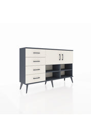Arges Konsol 4 Raflı 4 Çekmeceli 2 Kapaklı 132x30x83 - S144M031V13A