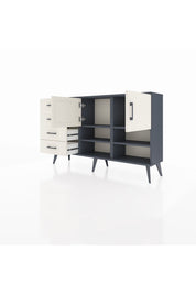 Arges Konsol 4 Raflı 4 Çekmeceli 2 Kapaklı 132x30x83 - S144M031V13A