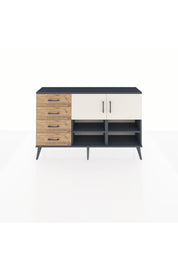 Arges Konsol 4 Raflı 4 Çekmeceli 2 Kapaklı 132x30x83 - S144M031V15A