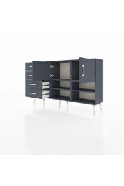 Arges Konsol 4 Raflı 4 Çekmeceli 2 Kapaklı 132x30x83 - S144M031V17A