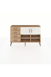 Arges Konsol 4 Raflı 4 Çekmeceli 2 Kapaklı 132x30x83 - S144M031V24A