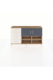 Arges Konsol 4 Raflı 4 Çekmeceli 2 Kapaklı 132x30x83 - S144M031V25A