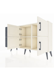 Arges Konsol 2 Raflı 4 Çekmeceli 4 Kapaklı 132x30x83 - S144M032V05A
