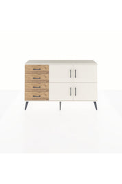Arges Konsol 2 Raflı 4 Çekmeceli 4 Kapaklı 132x30x83 - S144M032V06A