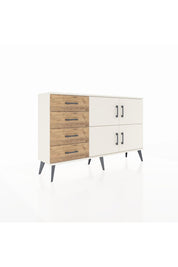 Arges Konsol 2 Raflı 4 Çekmeceli 4 Kapaklı 132x30x83 - S144M032V06A