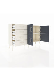 Arges Konsol 2 Raflı 4 Çekmeceli 4 Kapaklı 132x30x83 - S144M032V07A