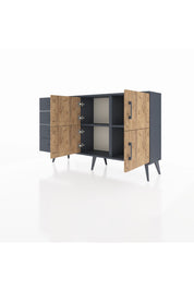 Arges Konsol 2 Raflı 4 Çekmeceli 4 Kapaklı 132x30x83 - S144M032V11A
