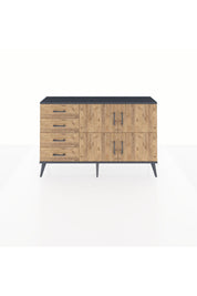 Arges Konsol 2 Raflı 4 Çekmeceli 4 Kapaklı 132x30x83 - S144M032V12A