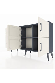 Arges Konsol 2 Raflı 4 Çekmeceli 4 Kapaklı 132x30x83 - S144M032V13A