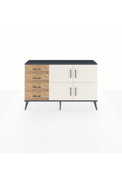 Arges Konsol 2 Raflı 4 Çekmeceli 4 Kapaklı 132x30x83 - S144M032V15A