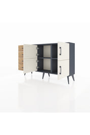 Arges Konsol 2 Raflı 4 Çekmeceli 4 Kapaklı 132x30x83 - S144M032V15A