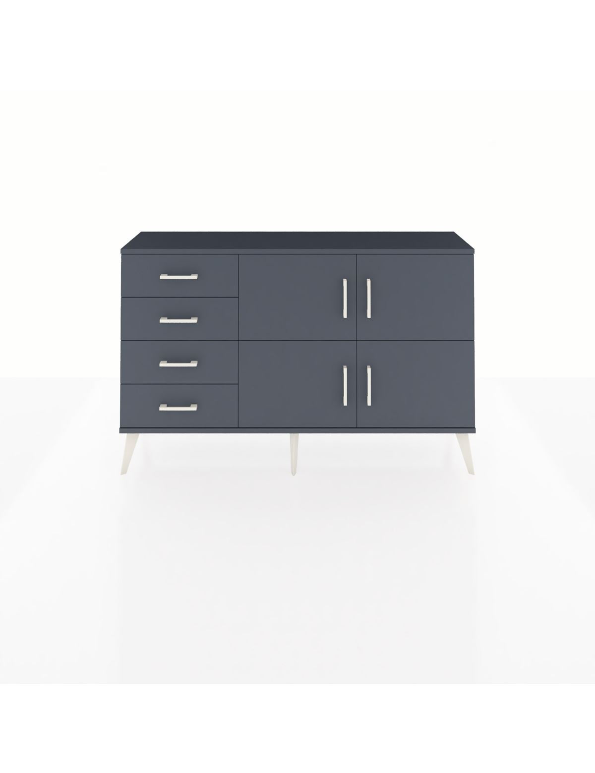 Arges Konsol 2 Raflı 4 Çekmeceli 4 Kapaklı 132x30x83 - S144M032V17A