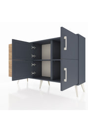 Arges Konsol 2 Raflı 4 Çekmeceli 4 Kapaklı 132x30x83 - S144M032V18A