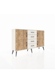 Arges Konsol 2 Raflı 4 Çekmeceli 4 Kapaklı 132x30x83 - S144M033V01A