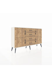 Arges Konsol 2 Raflı 4 Çekmeceli 4 Kapaklı 132x30x83 - S144M033V03A
