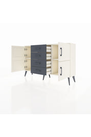 Arges Konsol 2 Raflı 4 Çekmeceli 4 Kapaklı 132x30x83 - S144M033V05A