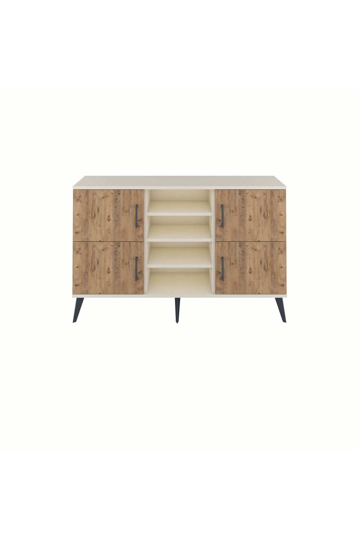 Arges Konsol 5 Raflı 4 Kapaklı 132x30x83 - S144M034V01A