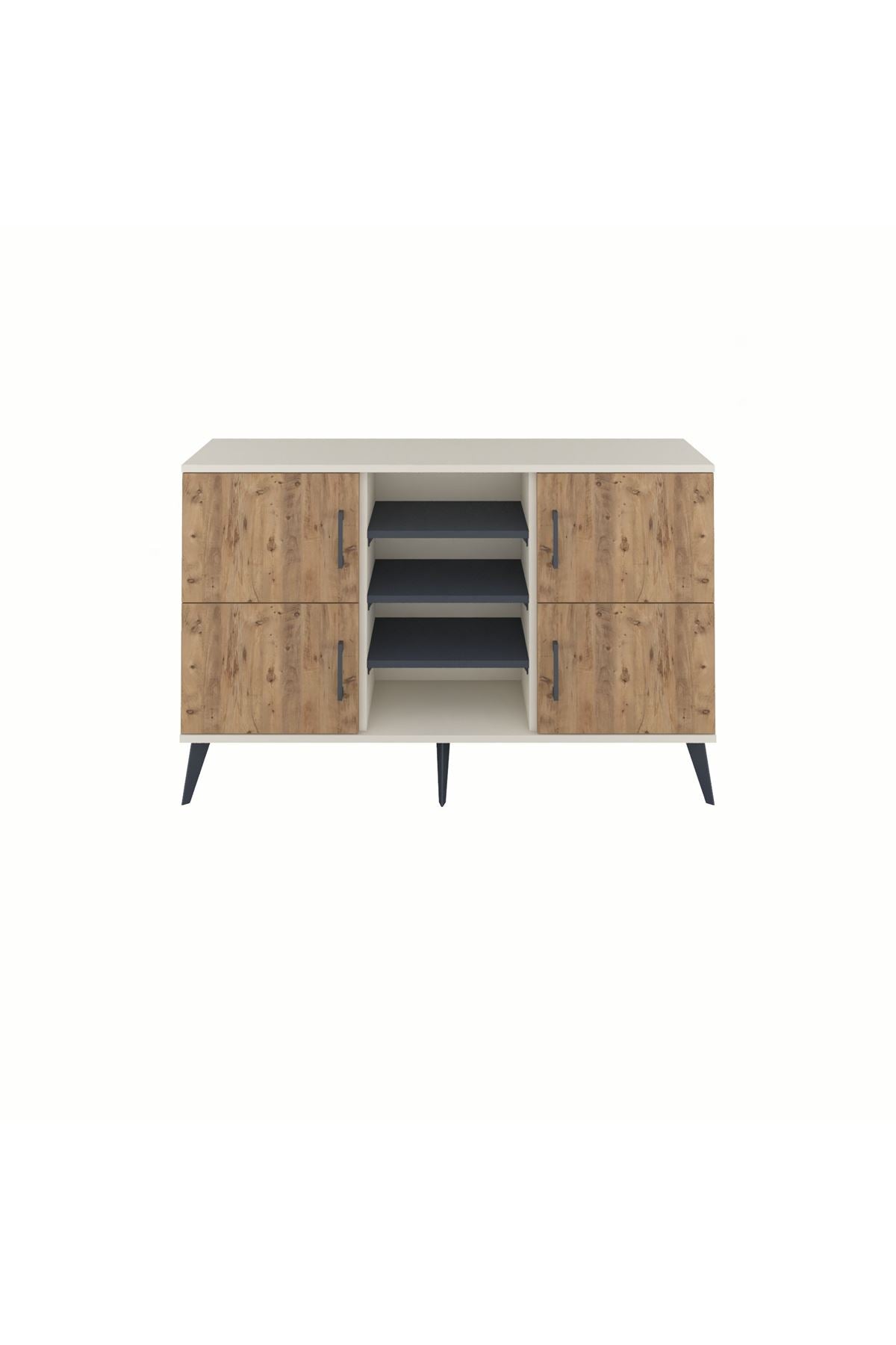 Arges Konsol 5 Raflı 4 Kapaklı 132x30x83 - S144M034V02A