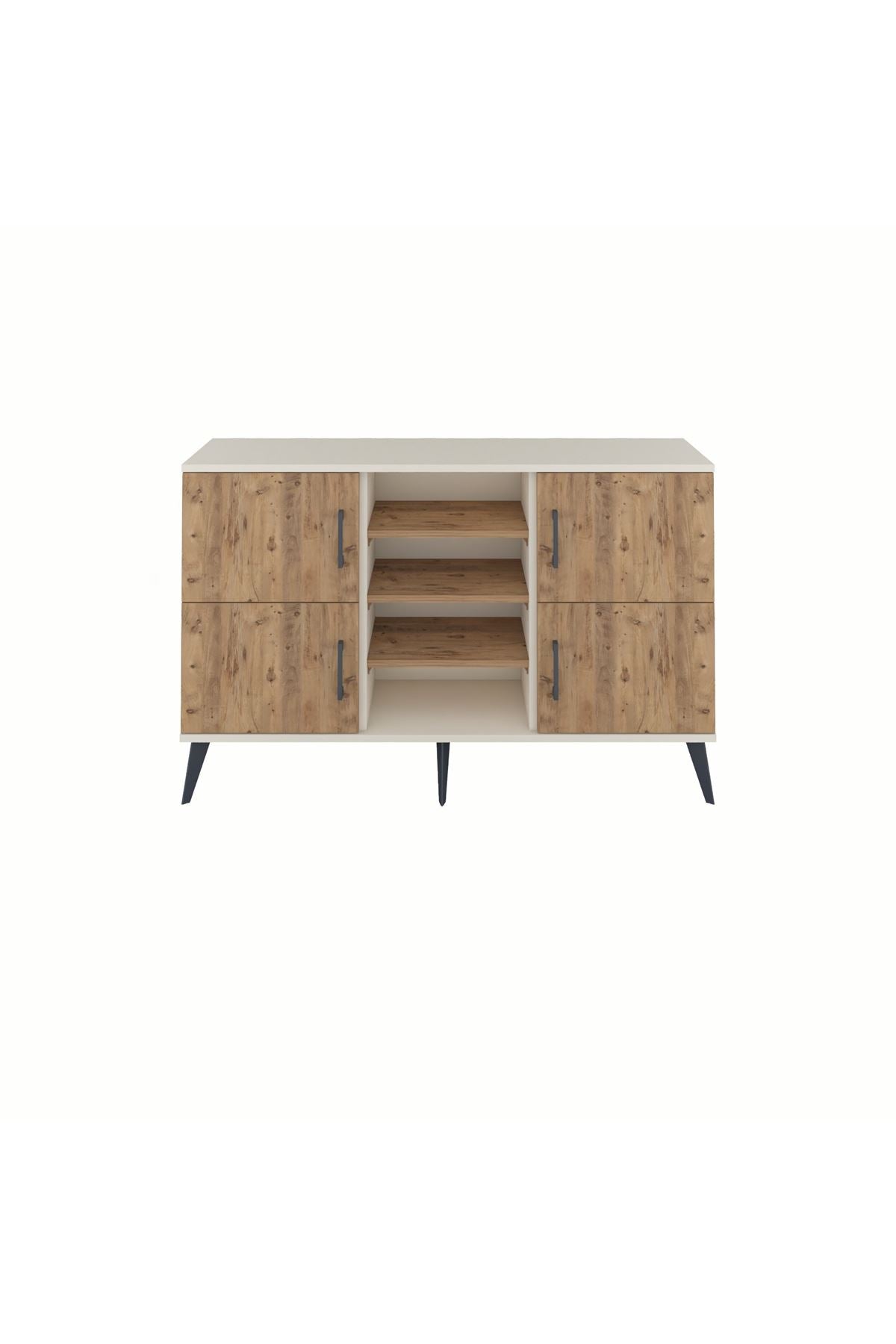 Arges Konsol 5 Raflı 4 Kapaklı 132x30x83 - S144M034V03A