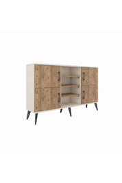 Arges Konsol 5 Raflı 4 Kapaklı 132x30x83 - S144M034V03A