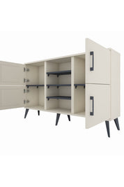 Arges Konsol 5 Raflı 4 Kapaklı 132x30x83 - S144M034V05A