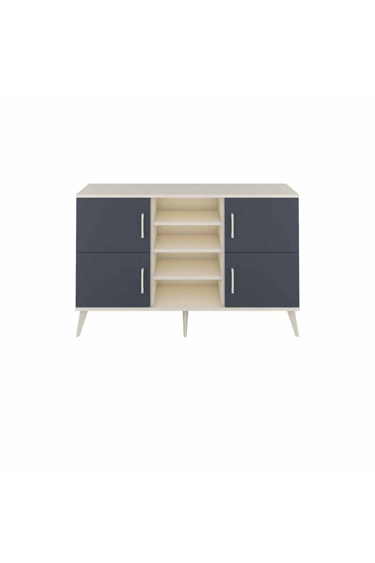 Arges Konsol 5 Raflı 4 Kapaklı 132x30x83 - S144M034V07A