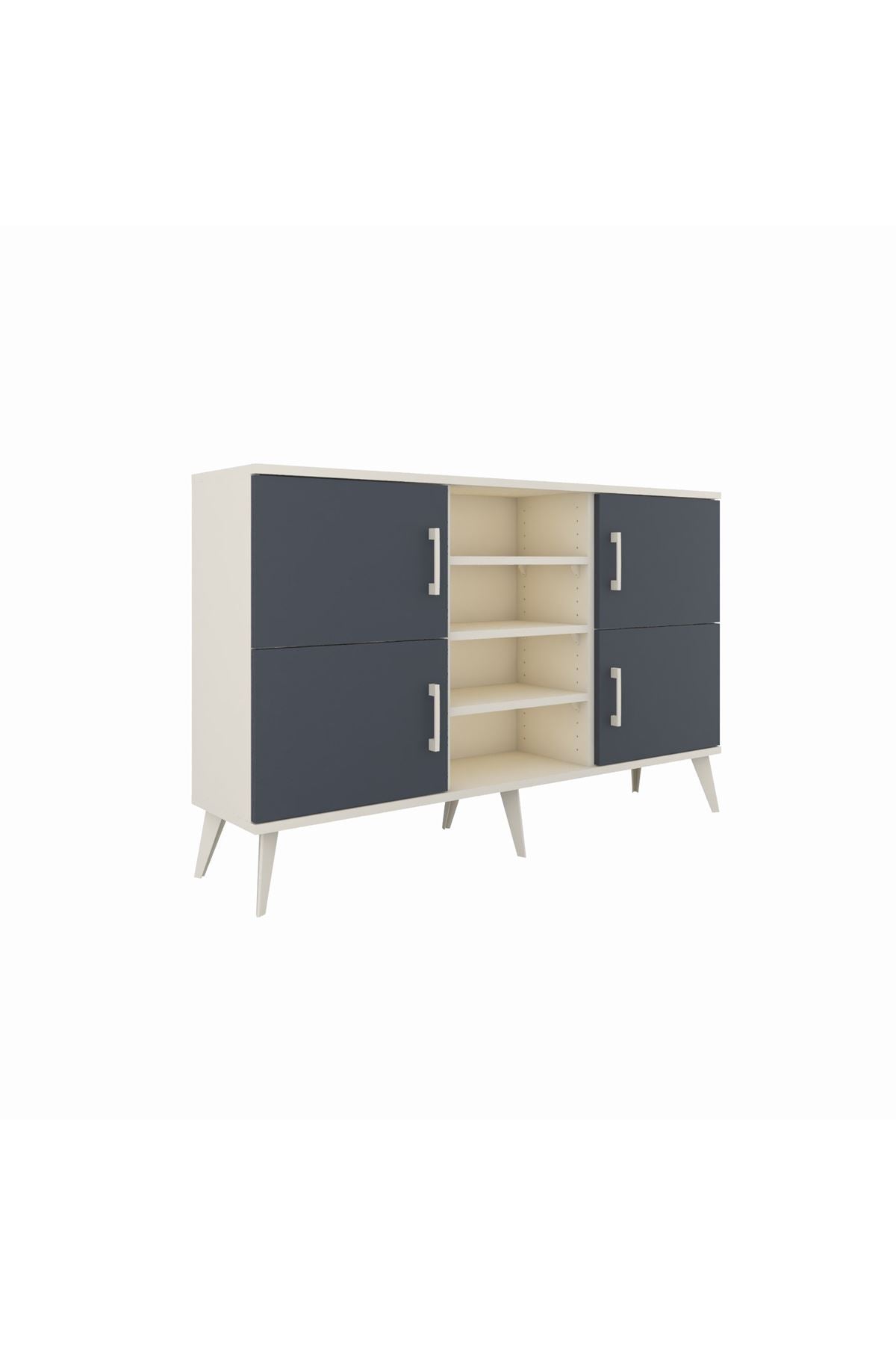 Arges Konsol 5 Raflı 4 Kapaklı 132x30x83 - S144M034V07A