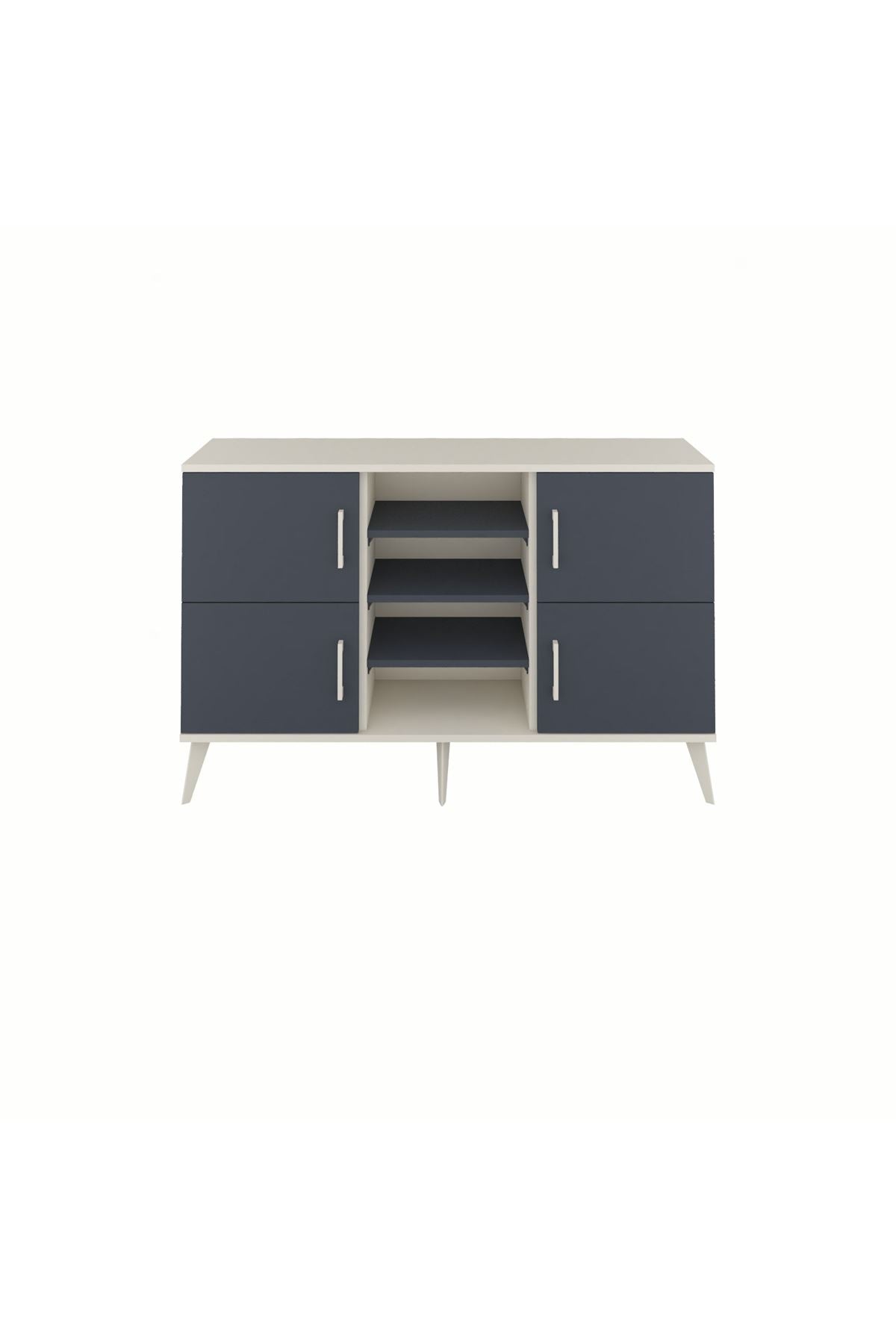 Arges Konsol 5 Raflı 4 Kapaklı 132x30x83 - S144M034V08A