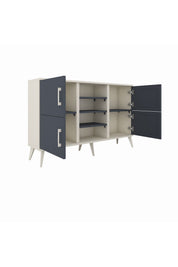 Arges Konsol 5 Raflı 4 Kapaklı 132x30x83 - S144M034V08A