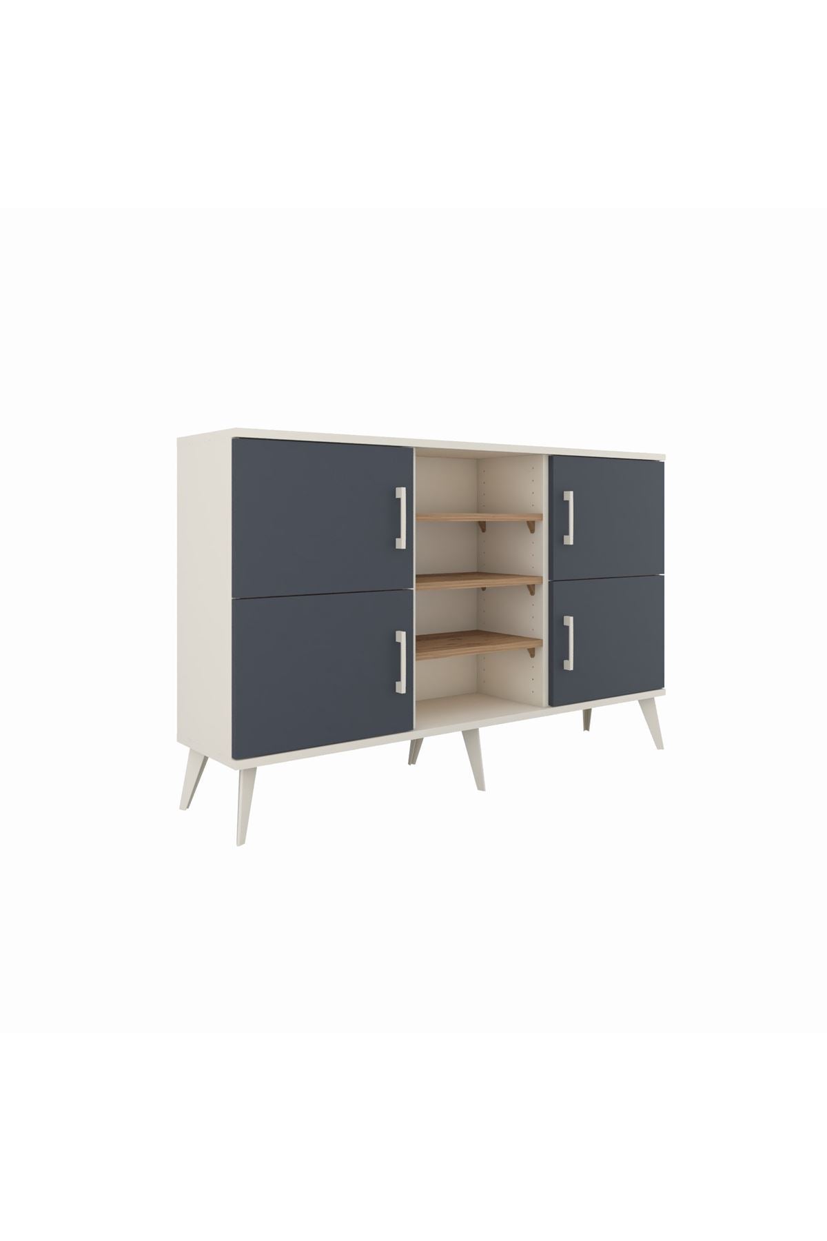 Arges Konsol 5 Raflı 4 Kapaklı 132x30x83 - S144M034V09A
