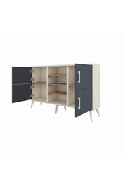 Arges Konsol 5 Raflı 4 Kapaklı 132x30x83 - S144M034V09A