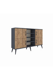 Arges Konsol 5 Raflı 4 Kapaklı 132x30x83 - S144M034V11A