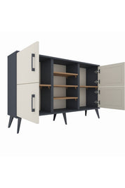 Arges Konsol 5 Raflı 4 Kapaklı 132x30x83 - S144M034V15A