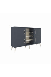 Arges Konsol 5 Raflı 4 Kapaklı 132x30x83 - S144M034V16A