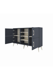 Arges Konsol 5 Raflı 4 Kapaklı 132x30x83 - S144M034V16A