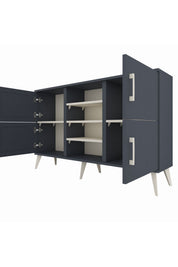 Arges Konsol 5 Raflı 4 Kapaklı 132x30x83 - S144M034V16A