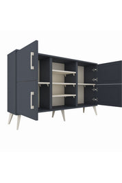 Arges Konsol 5 Raflı 4 Kapaklı 132x30x83 - S144M034V16A